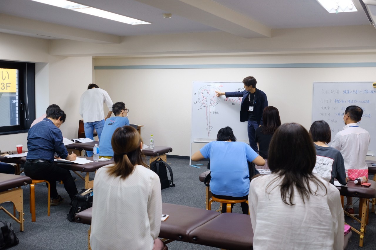 ホワイトボードでの講義